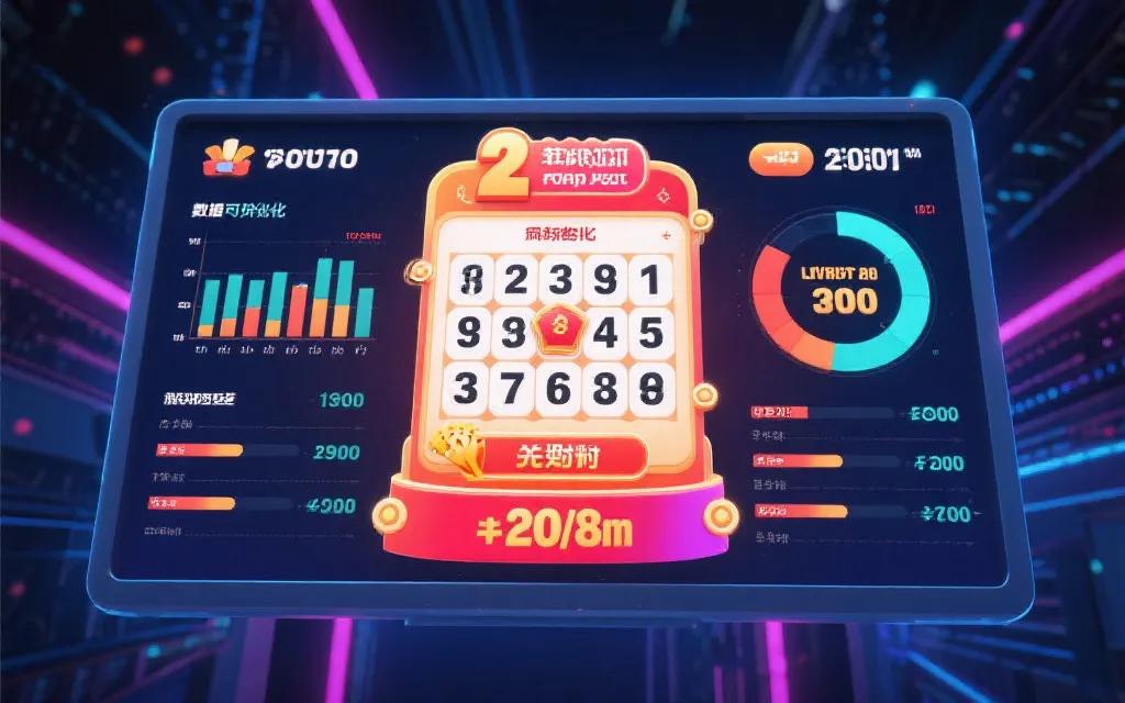 数据报表中的销售额与奖池图表